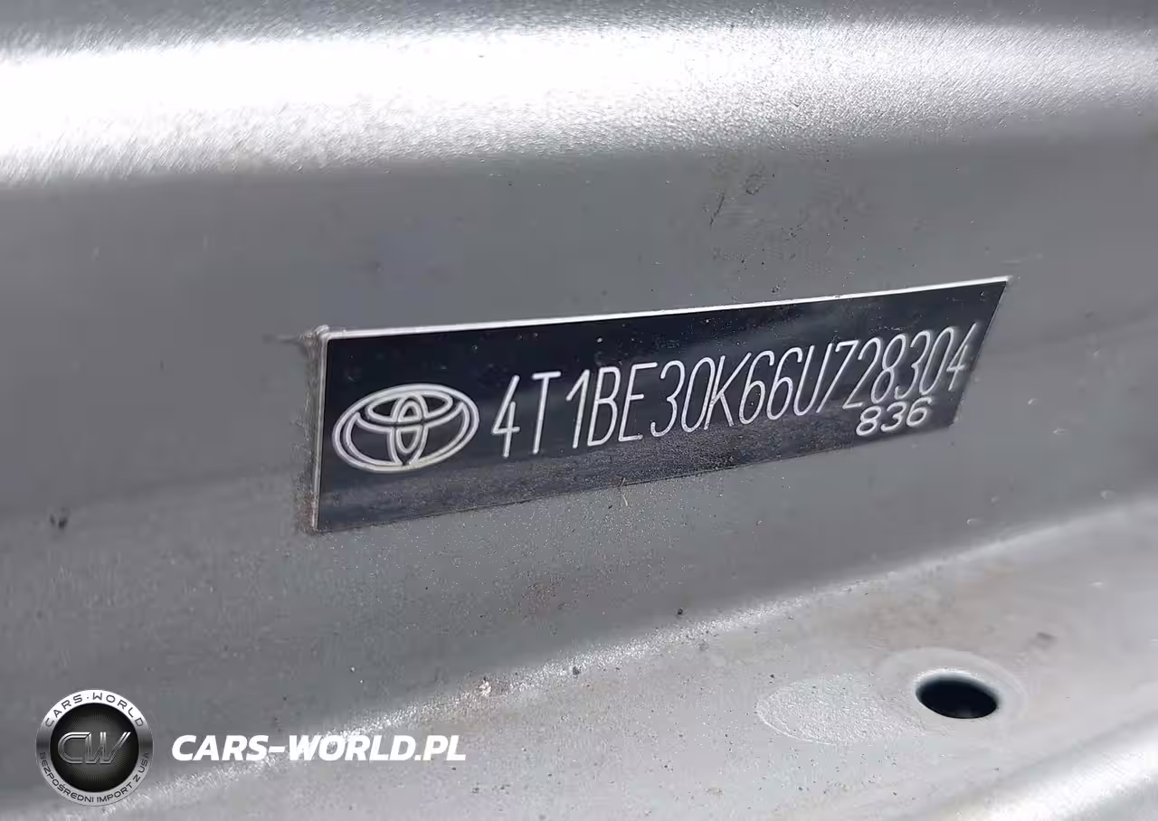 2006 TOYOTA CAMRY XLE VIN:4T1BE30K66U728304 - 9