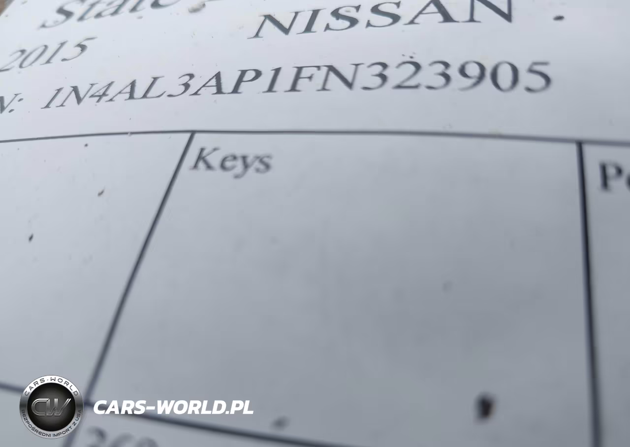 2015 Nissan Altima 2.5-2.5 S-2.5 Sl-2.5 Sv VIN:1N4AL3AP1FN323905 - 9