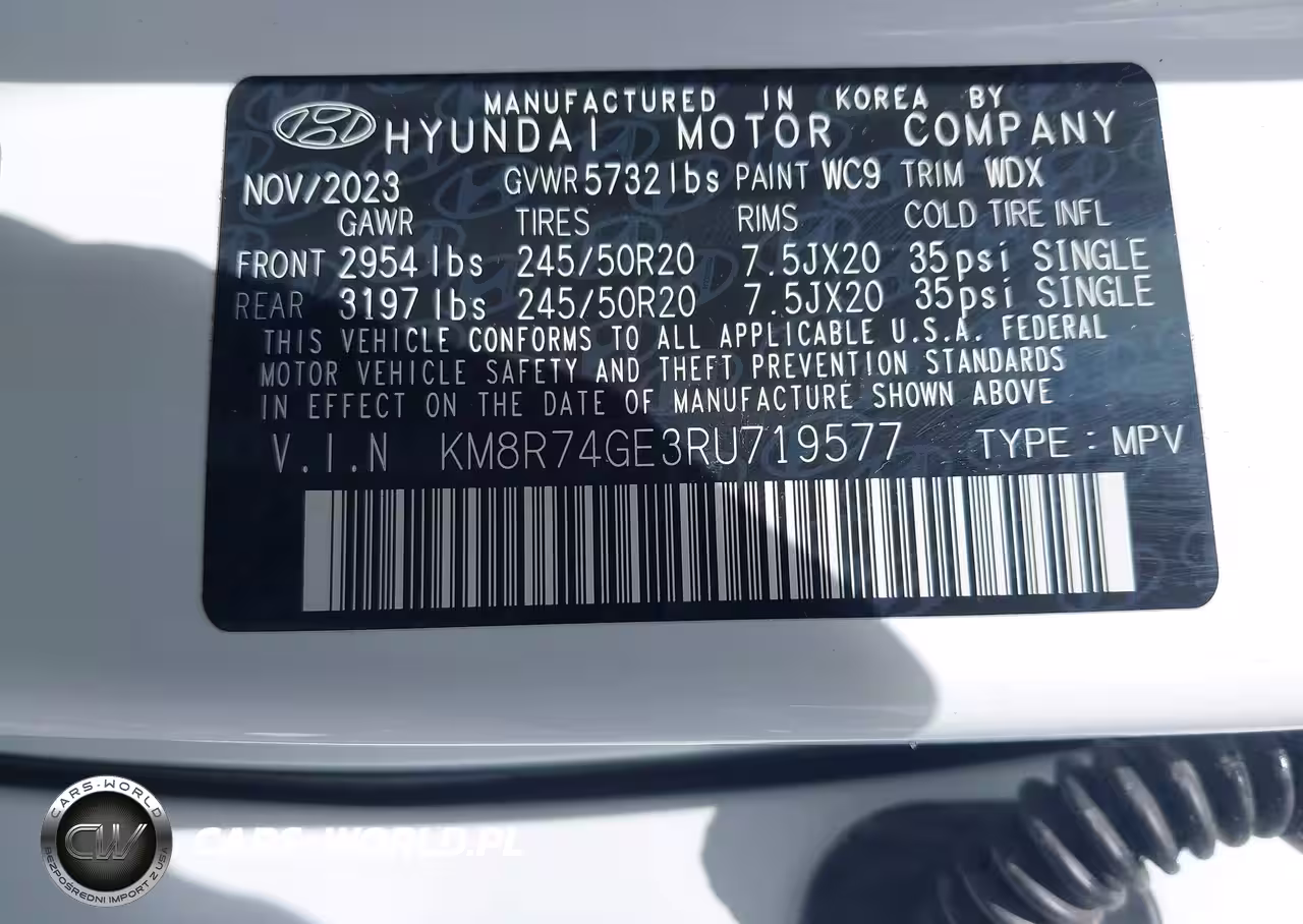2024 Hyundai Palisade Calligraphy VIN:KM8R74GE3RU719577 - 9