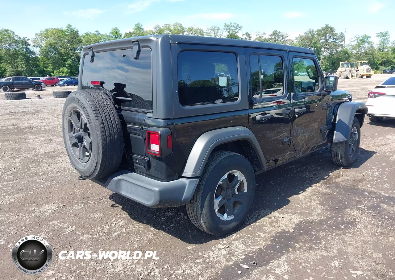 2019 Jeep Wrangler Unlimited Sport S 4X4 VIN:1C4HJXDGXKW677489 - 4