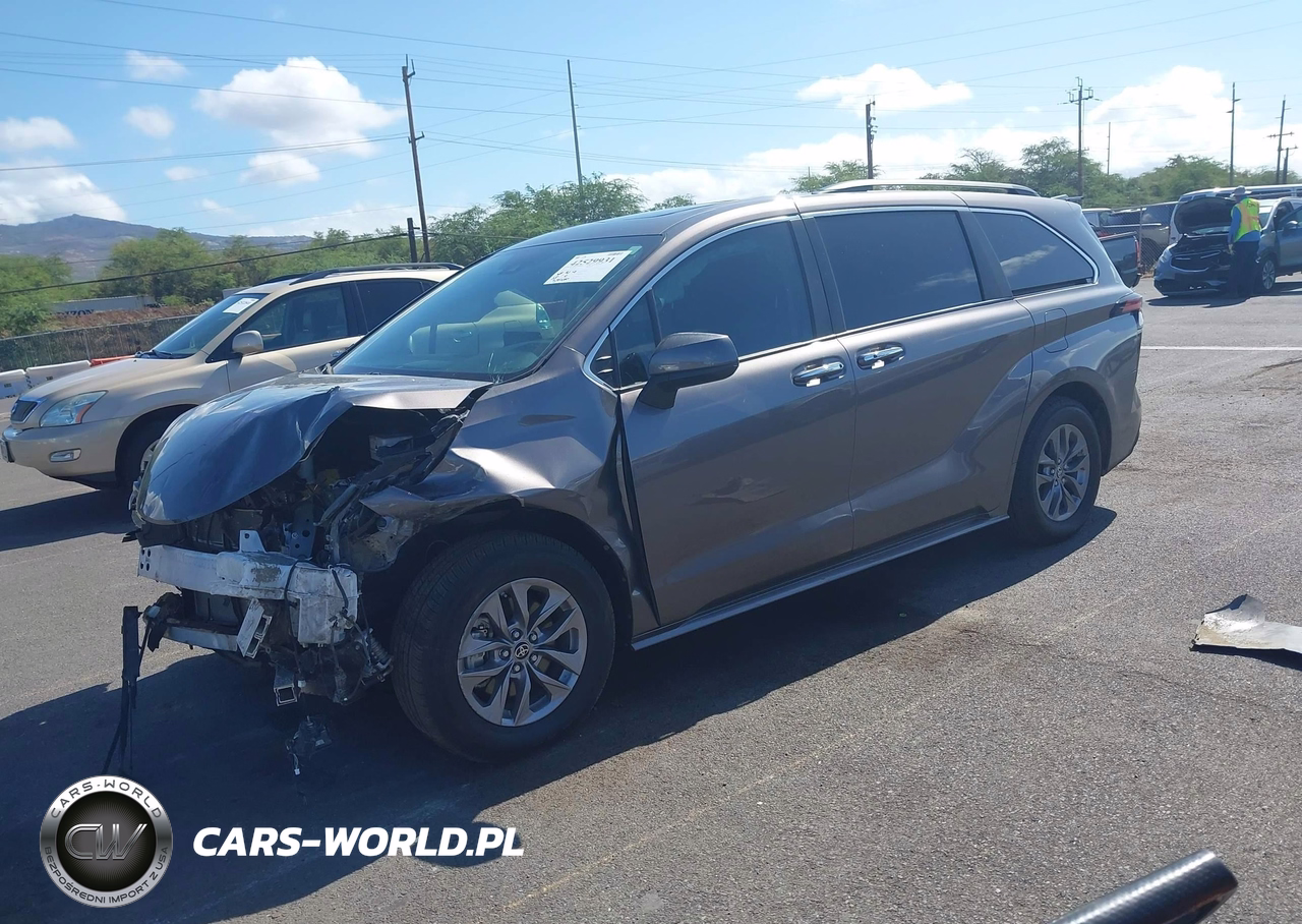 2022 Toyota Sienna Xle VIN:5TDJRKEC4NS106156 - 2