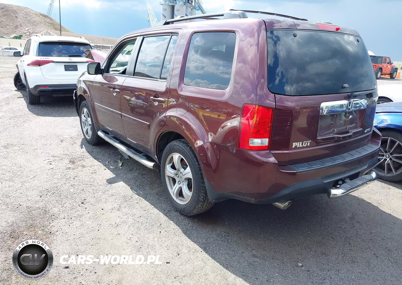 2013 Honda Pilot Ex-L VIN:5FNYF4H57DB066917 - 3