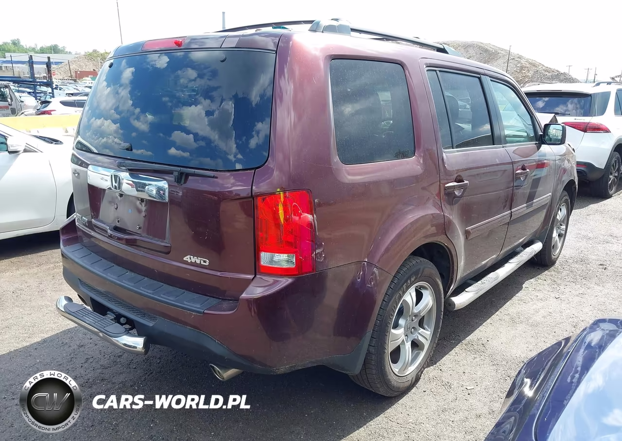 2013 Honda Pilot Ex-L VIN:5FNYF4H57DB066917 - 4