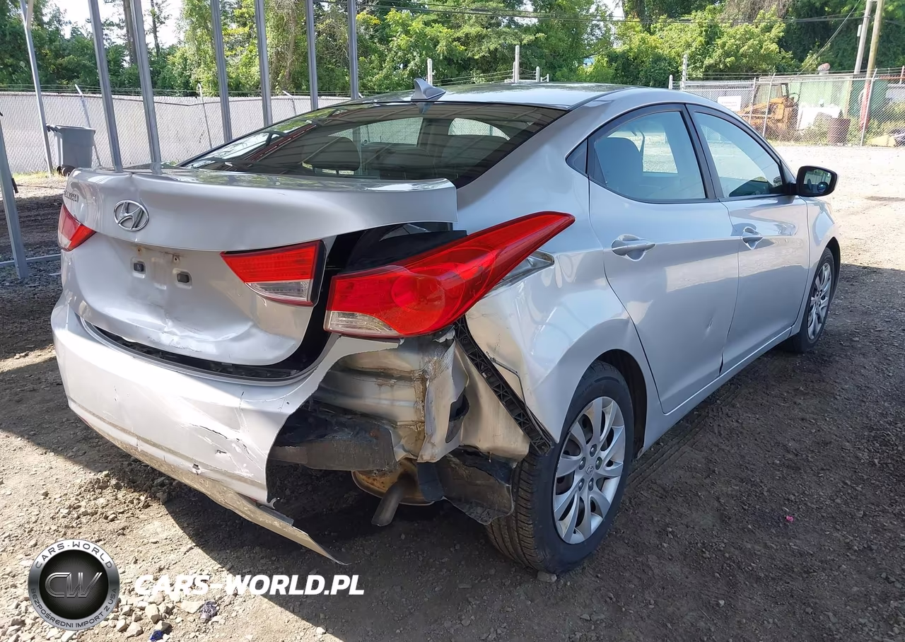 2012 Hyundai Elantra Gls (Ulsan Plant) VIN:KMHDH4AE9CU401714 - 4