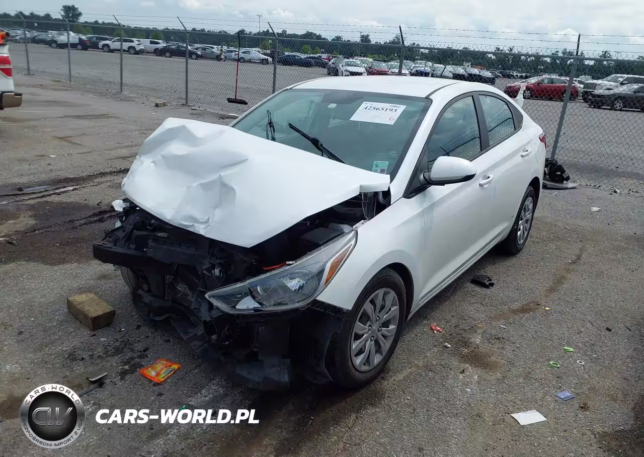 2022 Hyundai Accent Se VIN:3KPC24A64NE166926 - 2