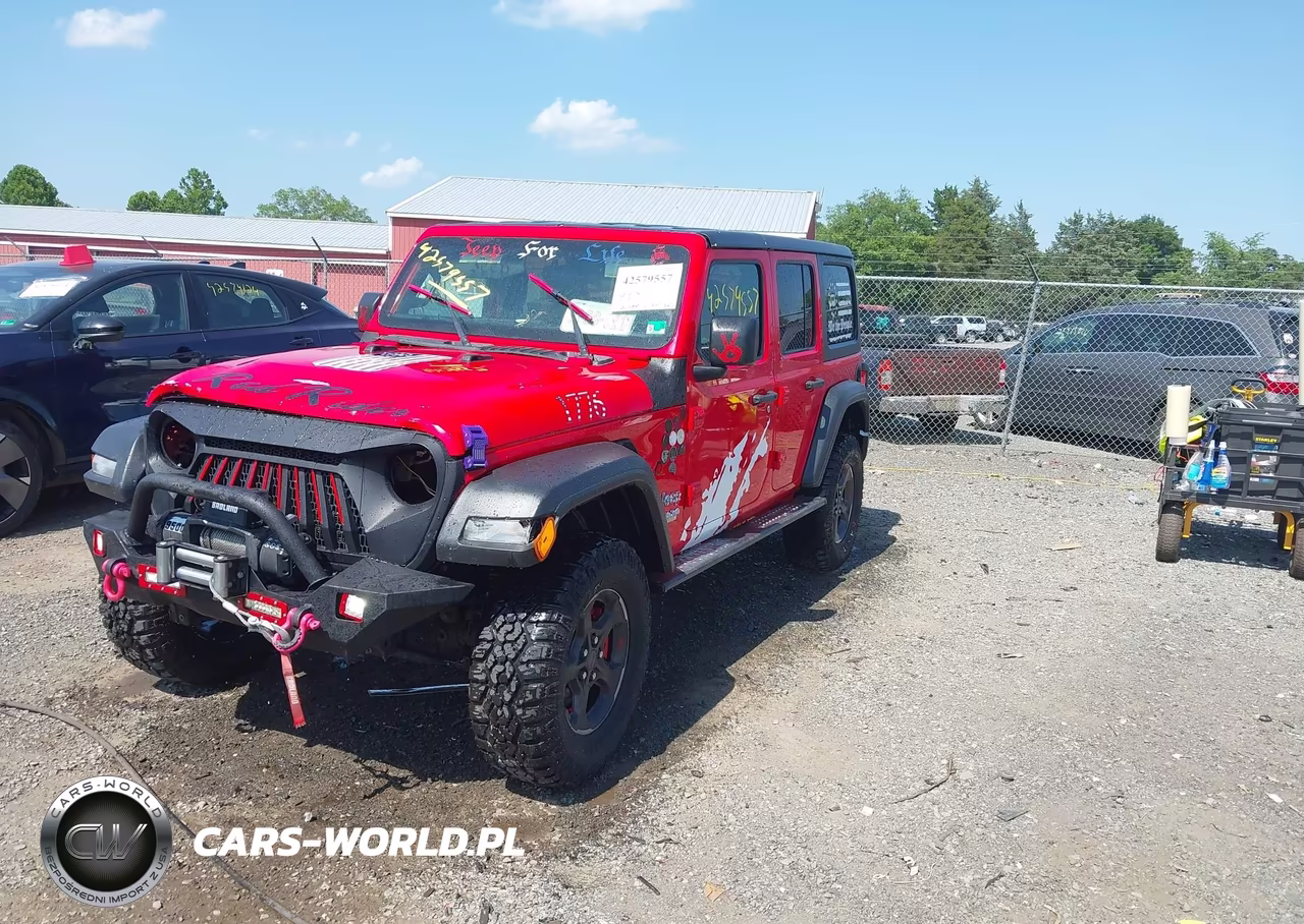2019 Jeep Wrangler Unlimited Sport S 4X4 VIN:1C4HJXDG9KW649375 - 2