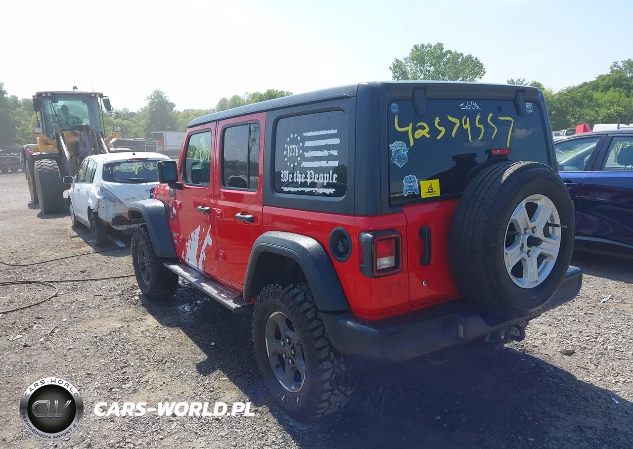 2019 Jeep Wrangler Unlimited Sport S 4X4 VIN:1C4HJXDG9KW649375 - 3