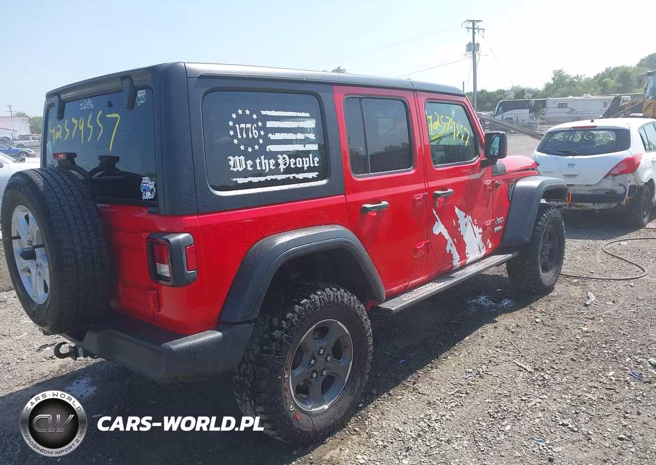 2019 Jeep Wrangler Unlimited Sport S 4X4 VIN:1C4HJXDG9KW649375 - 4