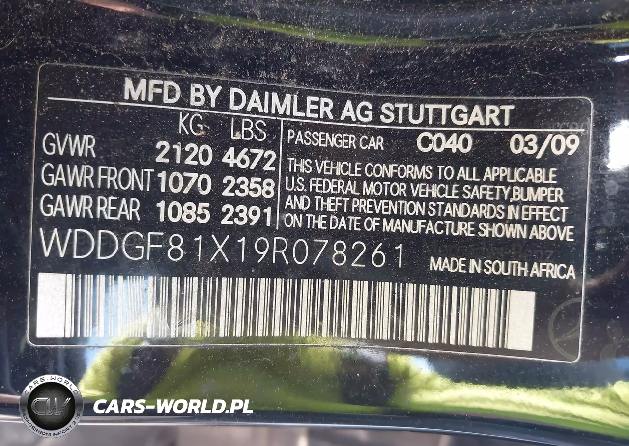 2009 Mercedes-Benz C 300 Luxury 4Matic-Sport 4Matic VIN:WDDGF81X19R078261 - 9