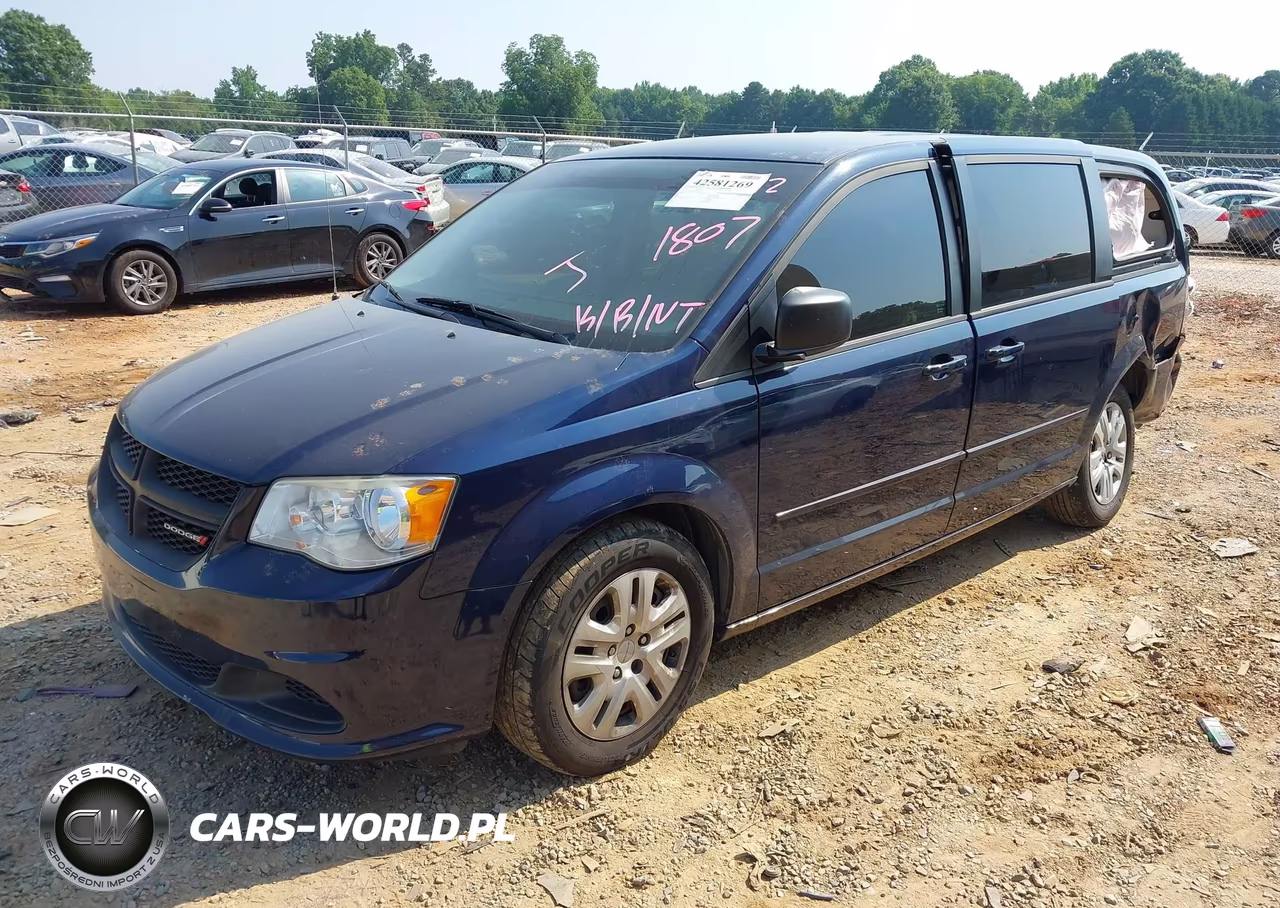 2016 Dodge Grand Caravan Se VIN:2C4RDGBG3GR101807 - 2