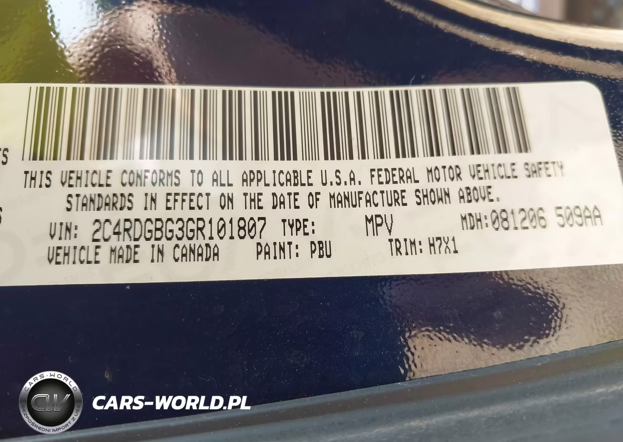 2016 Dodge Grand Caravan Se VIN:2C4RDGBG3GR101807 - 9
