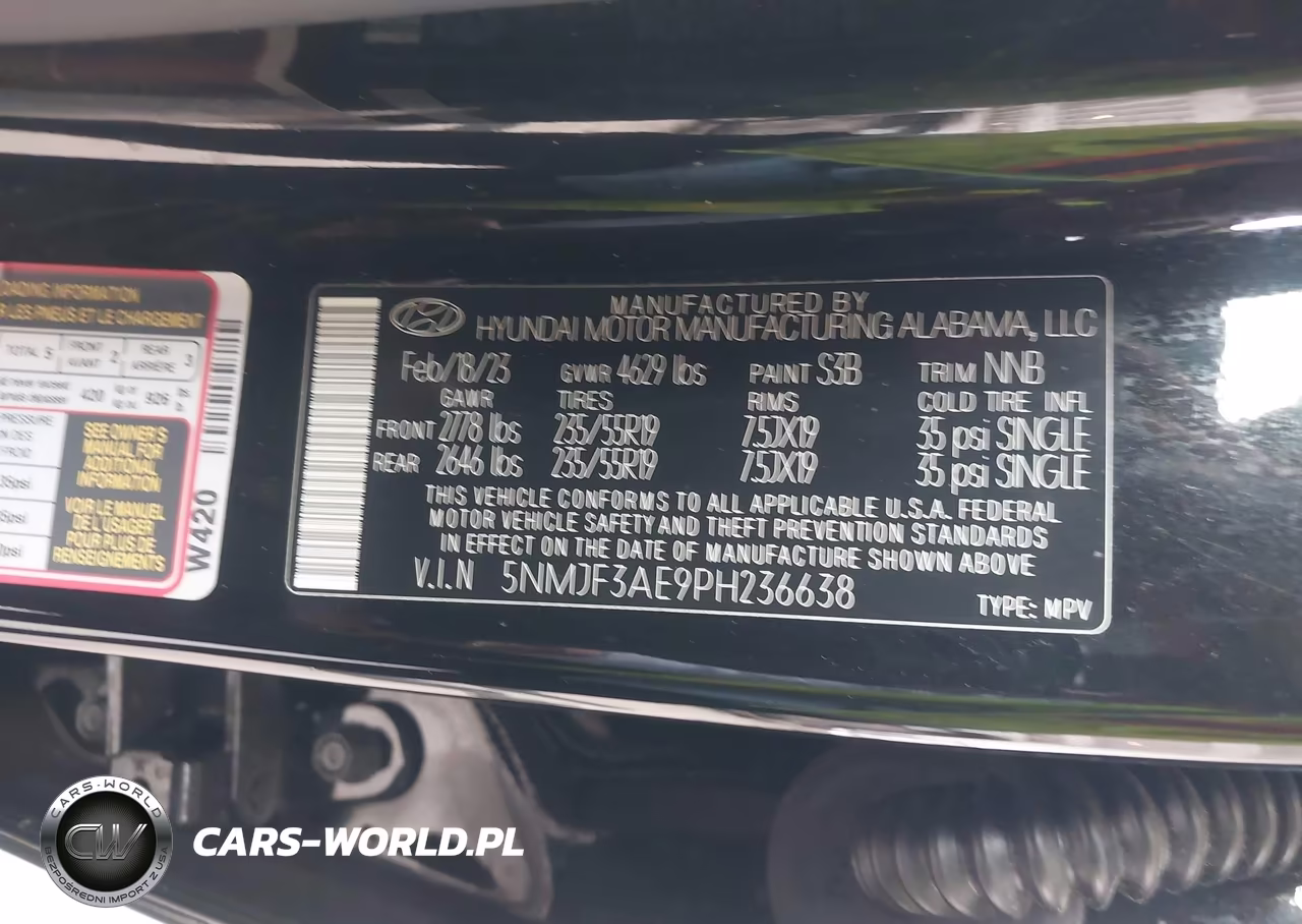 2023 Hyundai Tucson Sel VIN:5NMJF3AE9PH236638 - 9