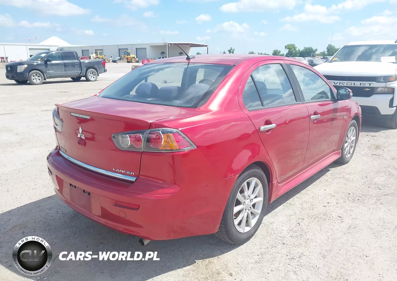 2016 Mitsubishi Lancer Es VIN:JA32U2FU8GU010442 - 4