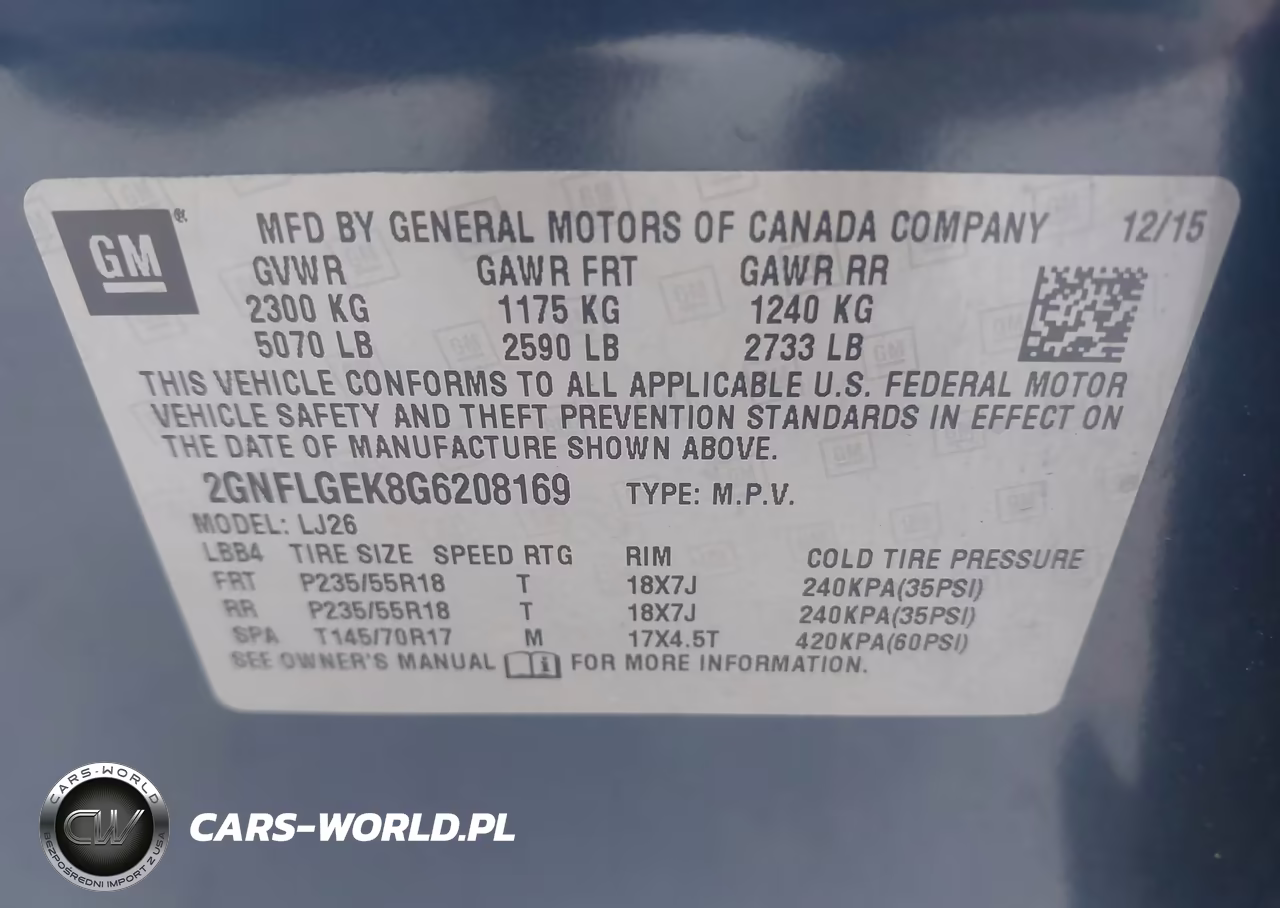 2016 Chevrolet Equinox Ltz VIN:2GNFLGEK8G6208169 - 9