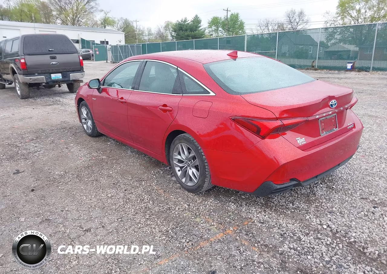 2021 Toyota Avalon Xle Hybrid VIN:4T1AA1AB5MU010640 - 3