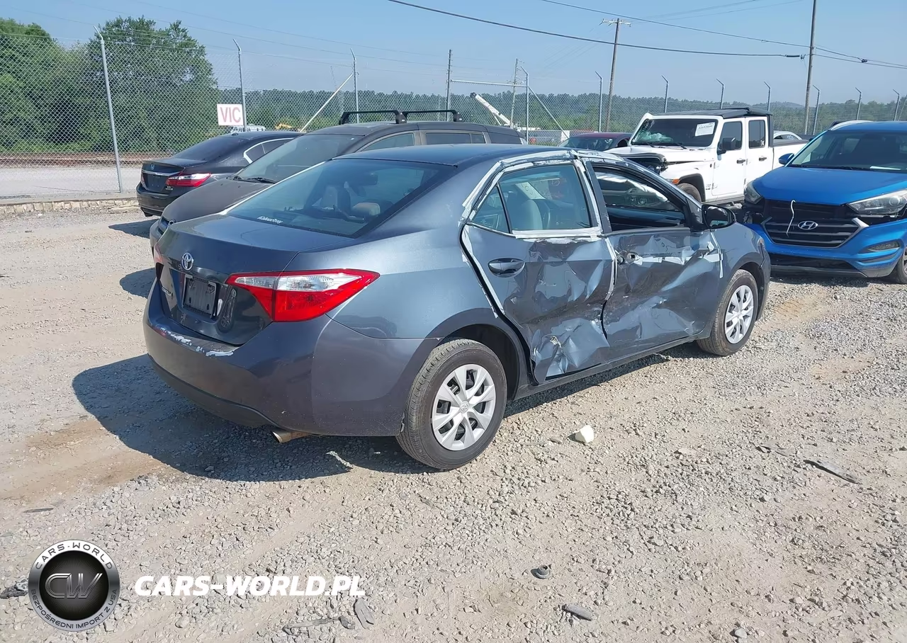 2015 Toyota Corolla L VIN:2T1BURHE6FC288669 - 4