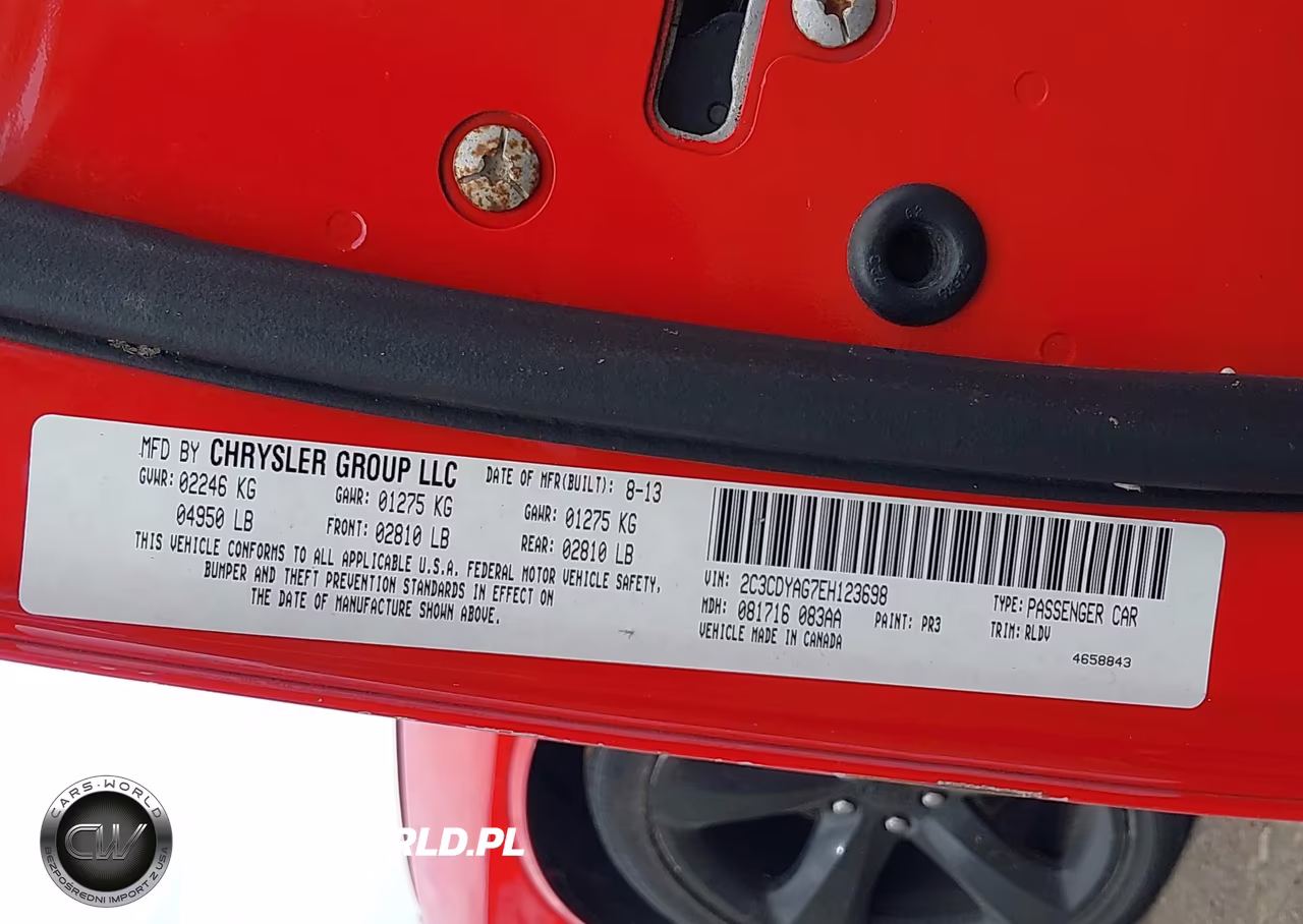 2014 Dodge Challenger Sxt Plus VIN:2C3CDYAG7EH123698 - 9