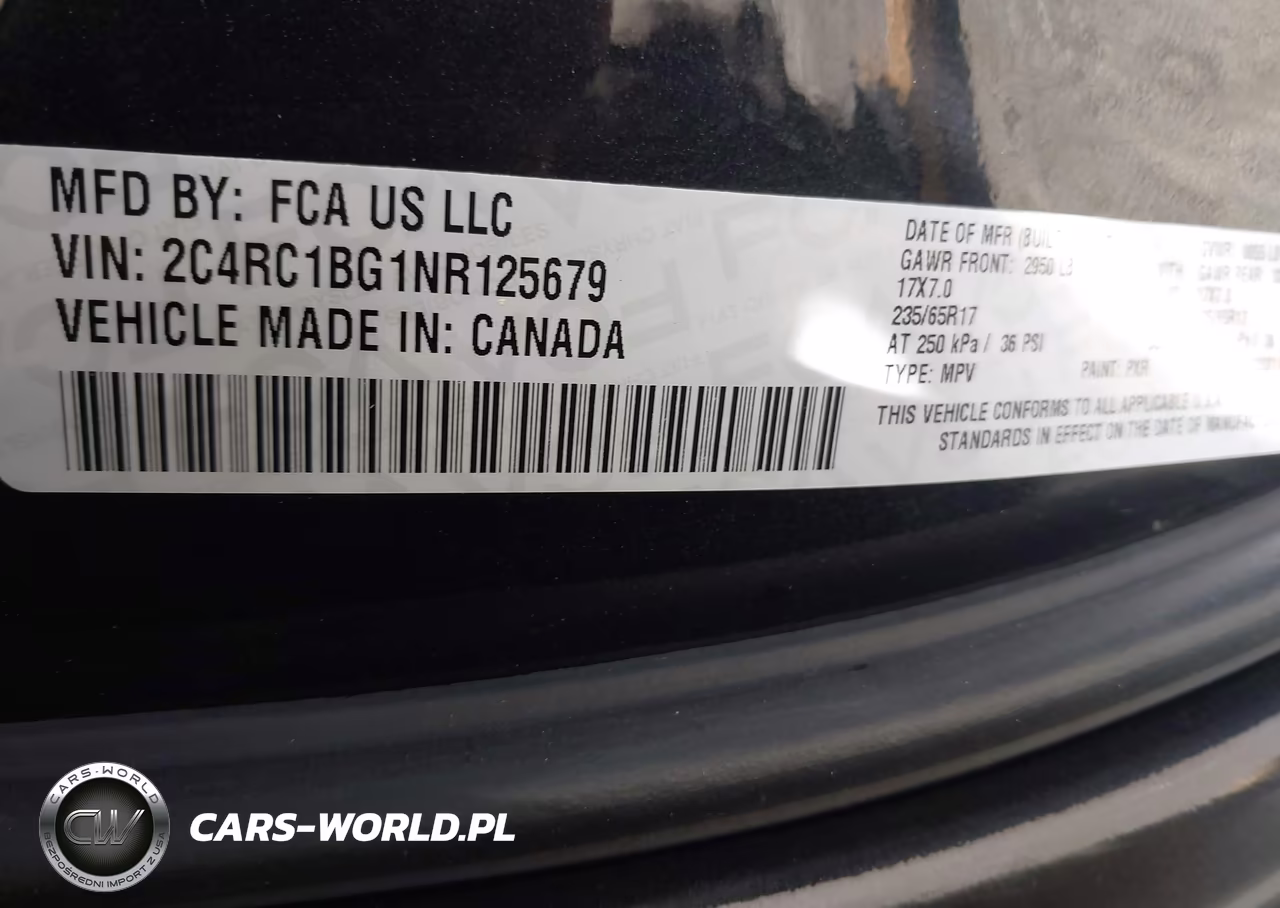 2022 Chrysler Pacifica Touring L VIN:2C4RC1BG1NR125679 - 9
