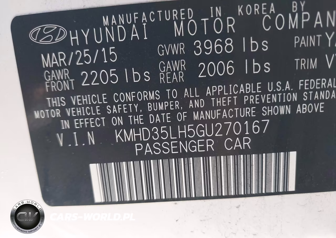 2016 Hyundai Elantra Gt VIN:KMHD35LH5GU270167 - 9