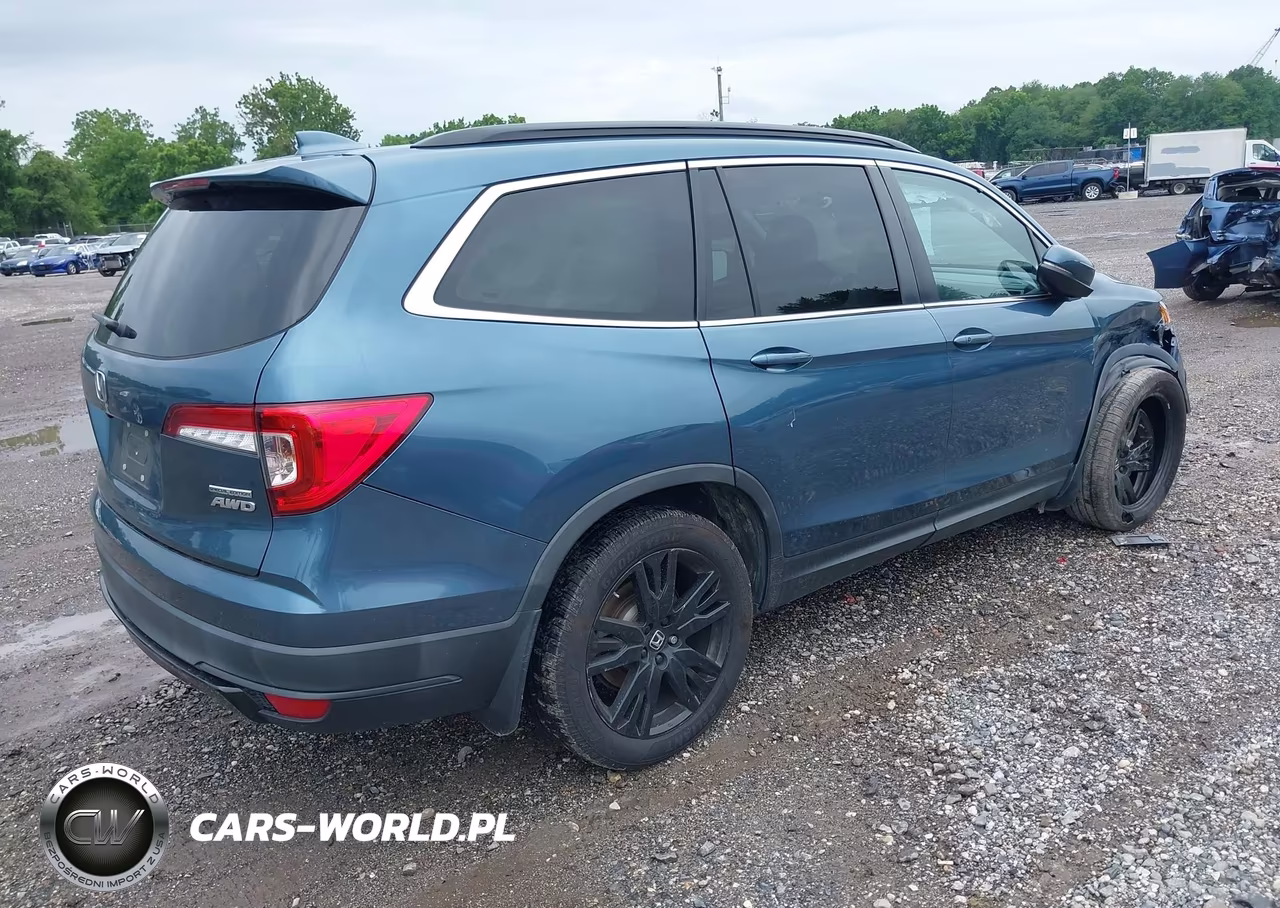 2021 Honda Pilot Awd Special Edition VIN:5FNYF6H20MB014319 - 4