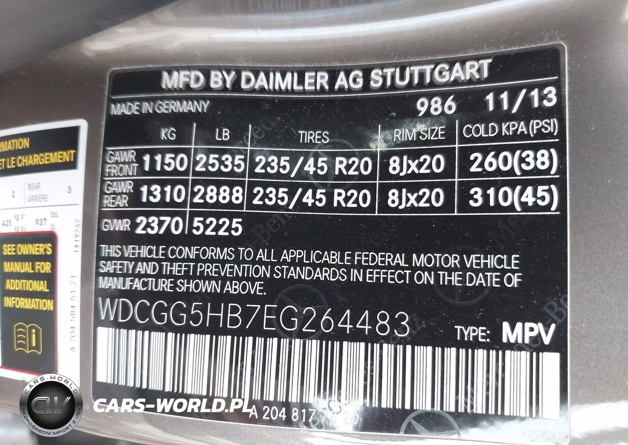 2014 Mercedes-Benz Glk 350 VIN:WDCGG5HB7EG264483 - 9