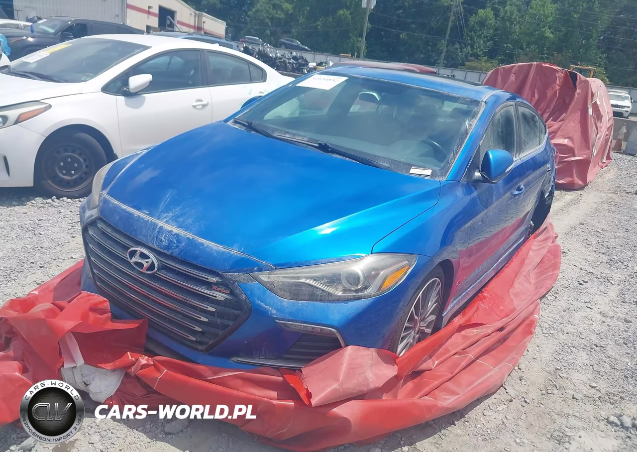 2018 Hyundai Elantra Sport VIN:KMHD04LB1JU530909 - 2