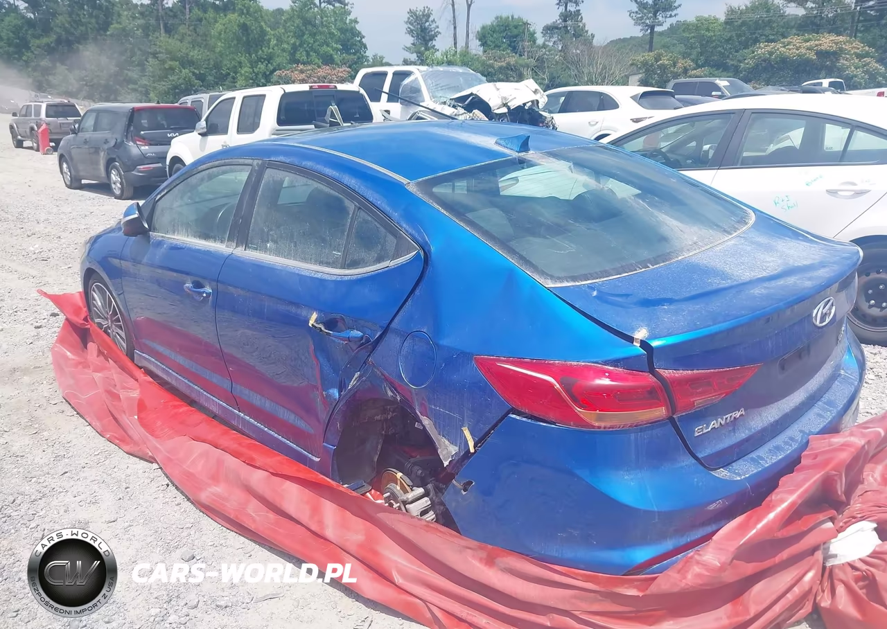 2018 Hyundai Elantra Sport VIN:KMHD04LB1JU530909 - 3