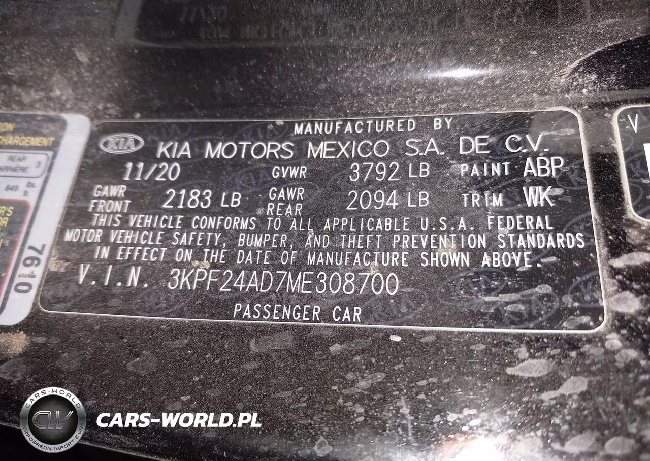 2021 Kia Forte Lxs VIN:3KPF24AD7ME308700 - 9