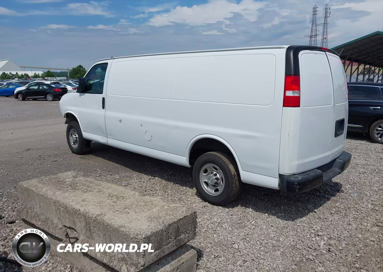 2020 Chevrolet Express Cargo Rwd 3500 Extended Wheelbase Wt VIN:1GCZGHFG7L1161787 - 3