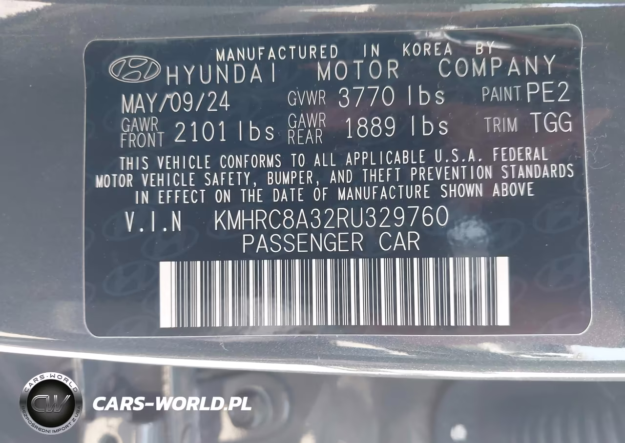 2024 Hyundai Venue Sel VIN:KMHRC8A32RU329760 - 9