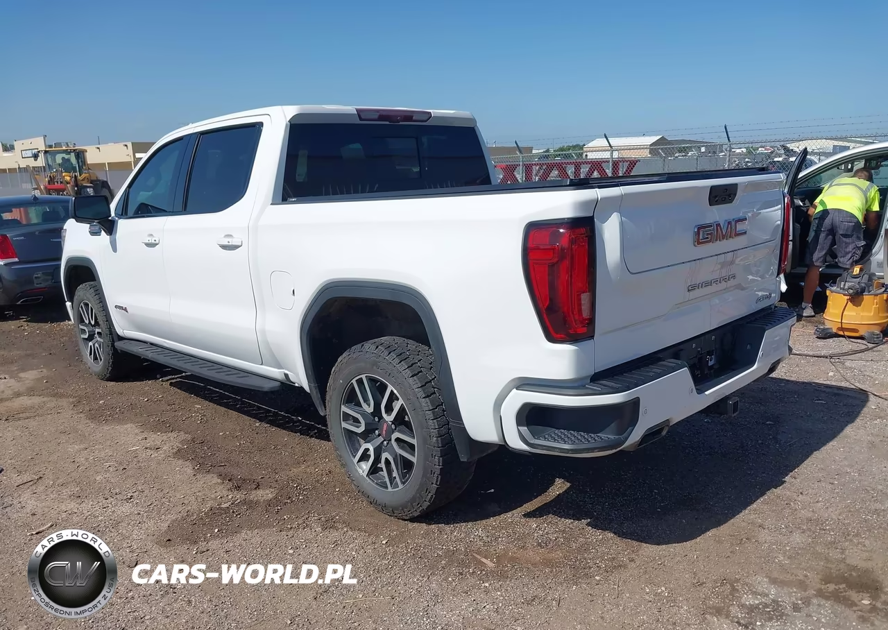 2021 GMC Sierra 1500 4Wd Short Box At4 VIN:3GTP9EEL7MG161614 - 3