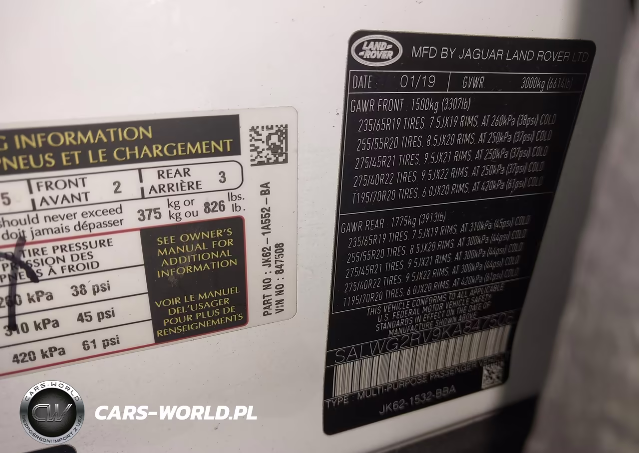 2019 Land Rover Range Rover Sport Se VIN:SALWG2RV9KA847508 - 9