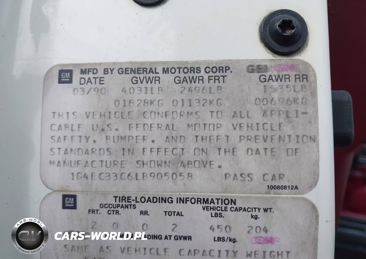 1990 Buick Reatta VIN:1G4EC33C6LB905058 - 9