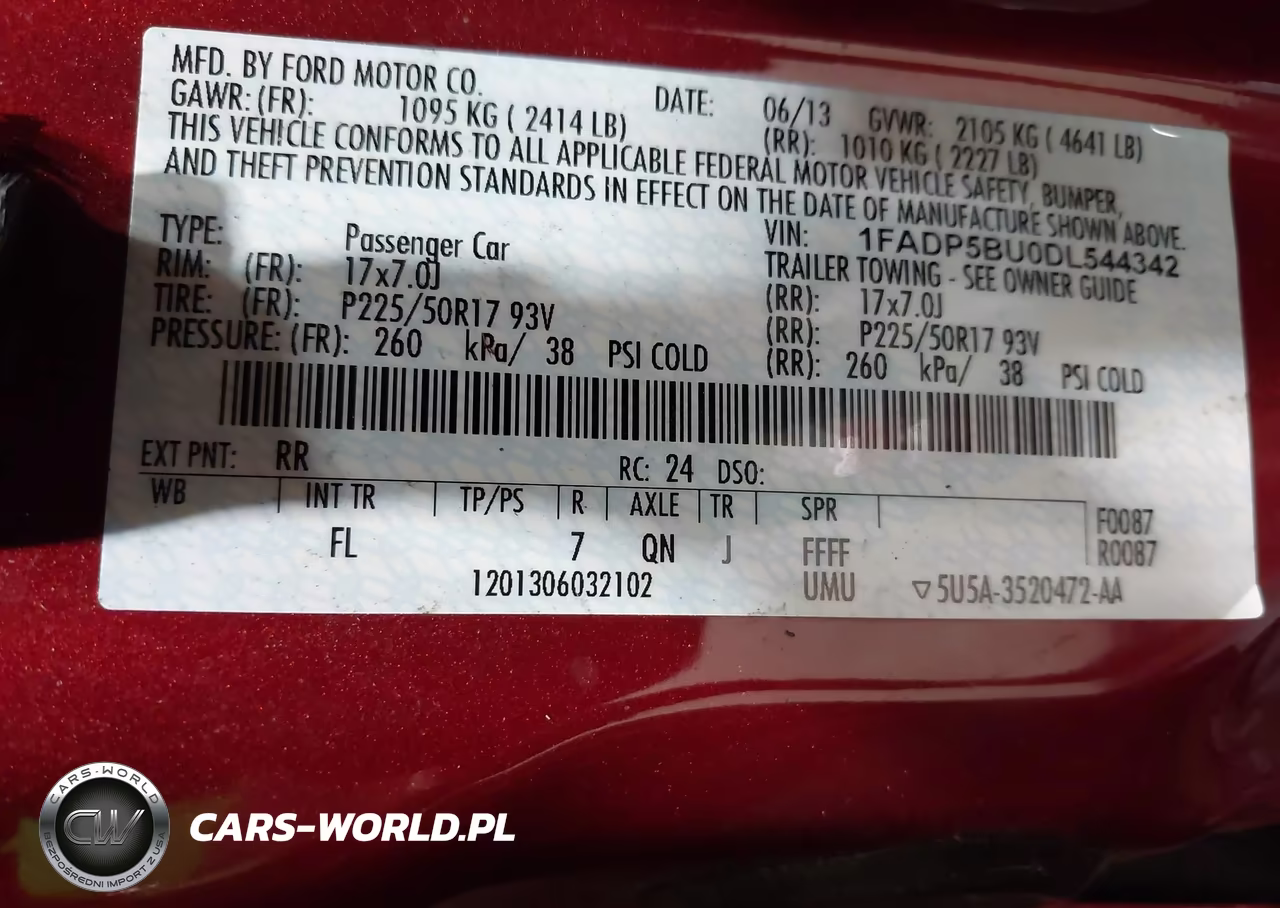 2013 Ford C-Max Hybrid Sel VIN:1FADP5BU0DL544342 - 9