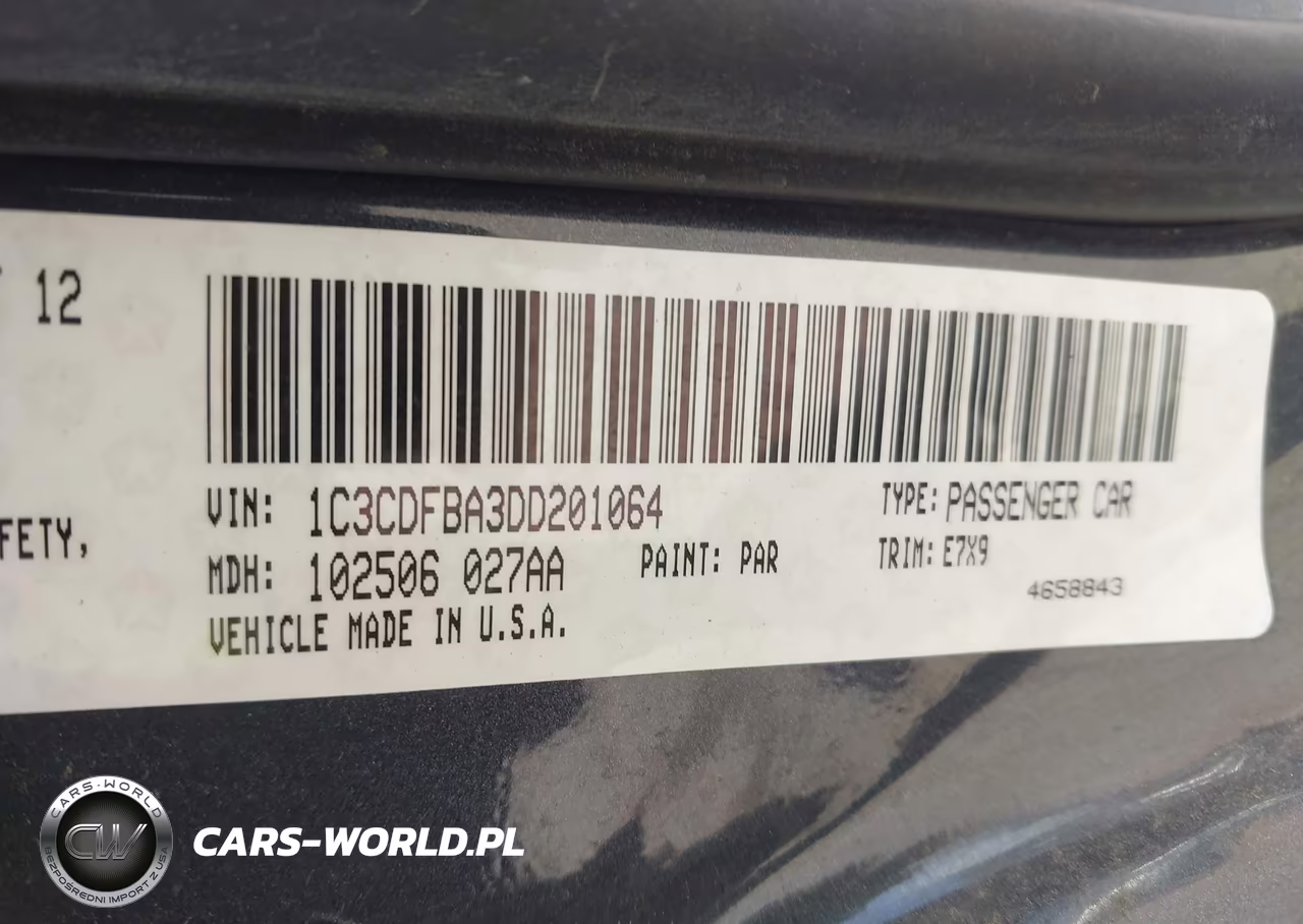 2013 Dodge Dart Sxt VIN:1C3CDFBA3DD201064 - 9