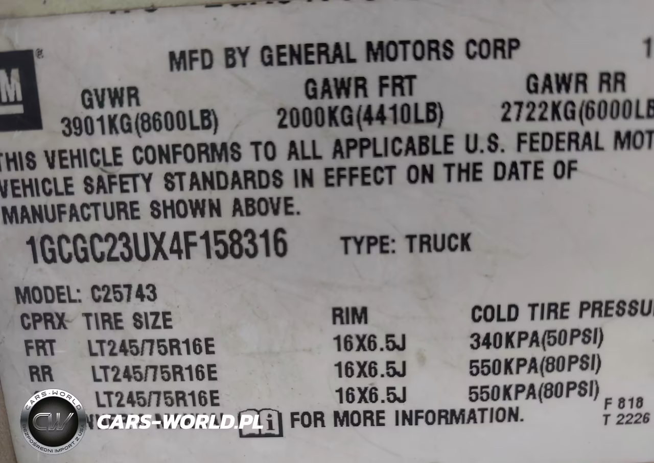 2004 Chevrolet Silverado 2500 Ls VIN:1GCGC23UX4F158316 - 9