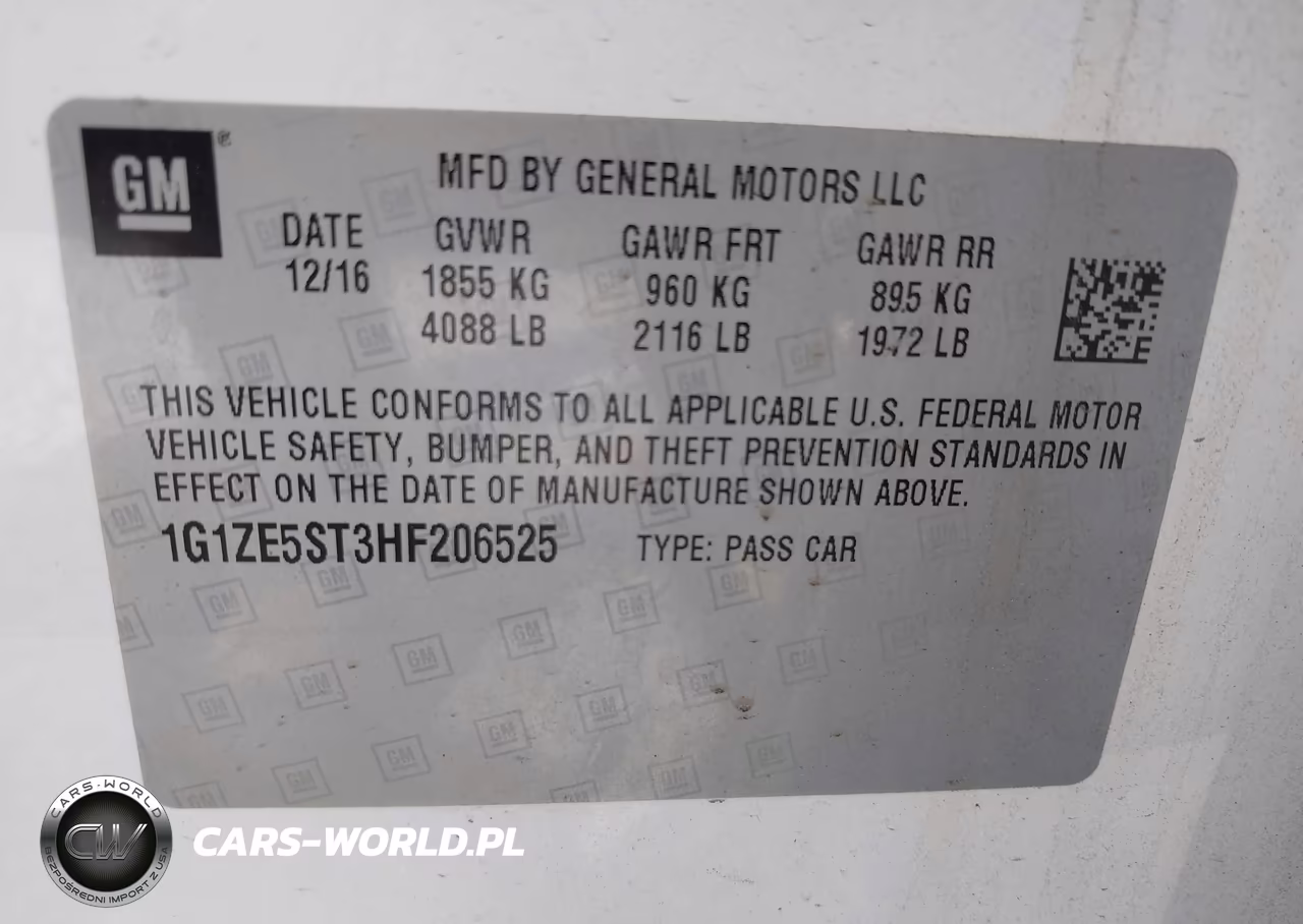 2017 Chevrolet Malibu 1Lt VIN:1G1ZE5ST3HF206525 - 9