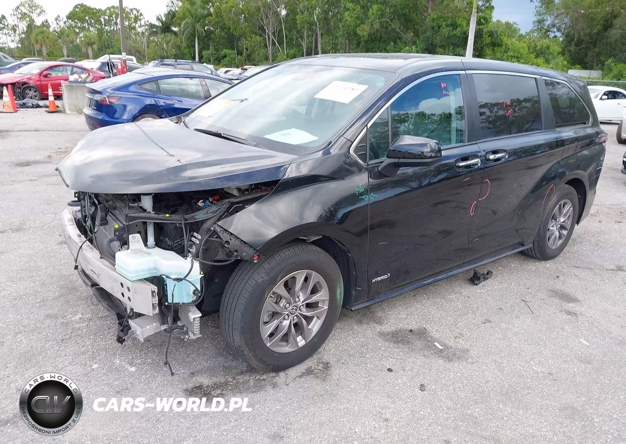 2021 Toyota Sienna Xle VIN:5TDYRKEC8MS038683 - 2