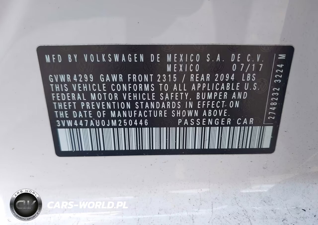 2018 Volkswagen Golf Gti 2.0T Autobahn-2.0T S-2.0T Se VIN:3VW447AU0JM250446 - 9