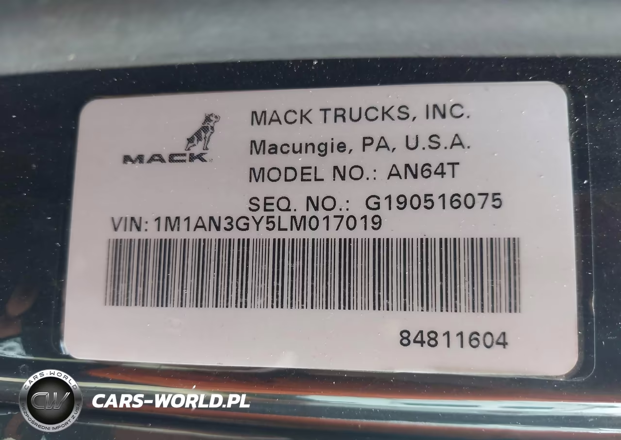 2020 Mack Anthem VIN:1M1AN3GY5LM017019 - 8