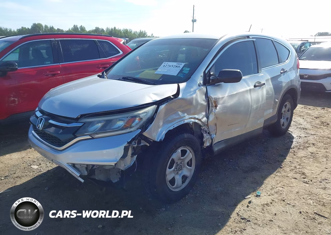 2015 Honda Cr-V Lx VIN:5J6RM4H34FL100430 - 2