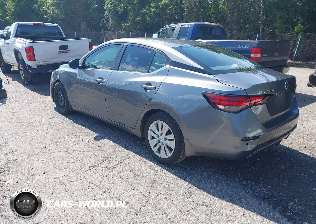 2021 Nissan Sentra S Xtronic Cvt VIN:3N1AB8BV9MY232584 - 3