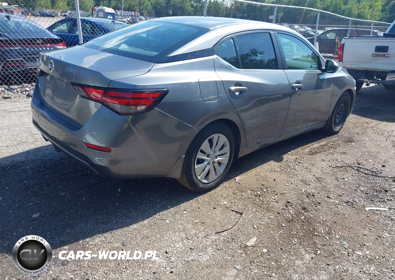 2021 Nissan Sentra S Xtronic Cvt VIN:3N1AB8BV9MY232584 - 4