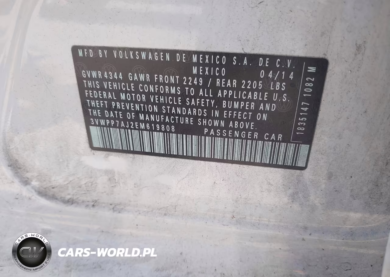 2014 Volkswagen Jetta Sportwagen 2.5L S VIN:3VWPP7AJ2EM619808 - 9