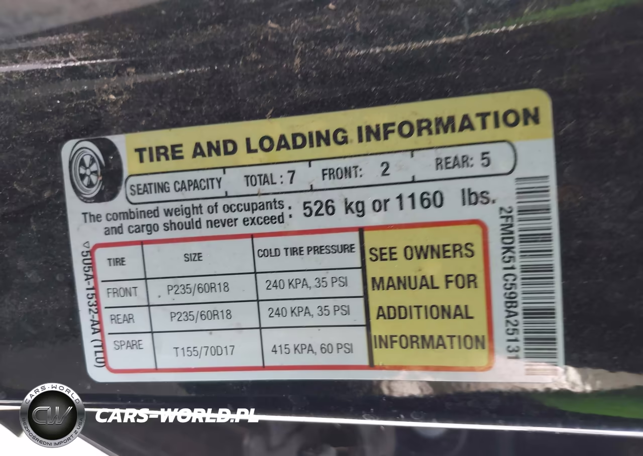 2009 Ford Flex Se VIN:2FMDK51C59BA25131 - 9