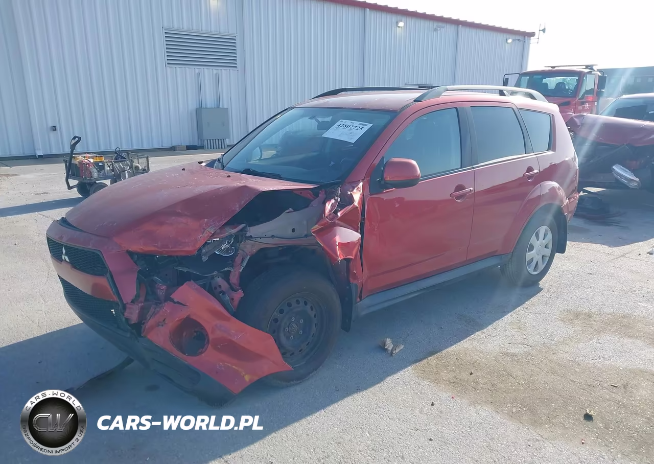2012 Mitsubishi Outlander Es VIN:JA4AS2AW2CU015880 - 2