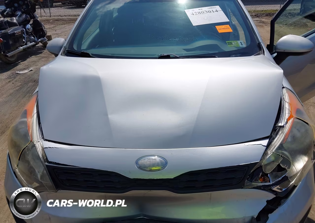 2013 Kia Rio Lx VIN:KNADM5A34D6221581 - 10