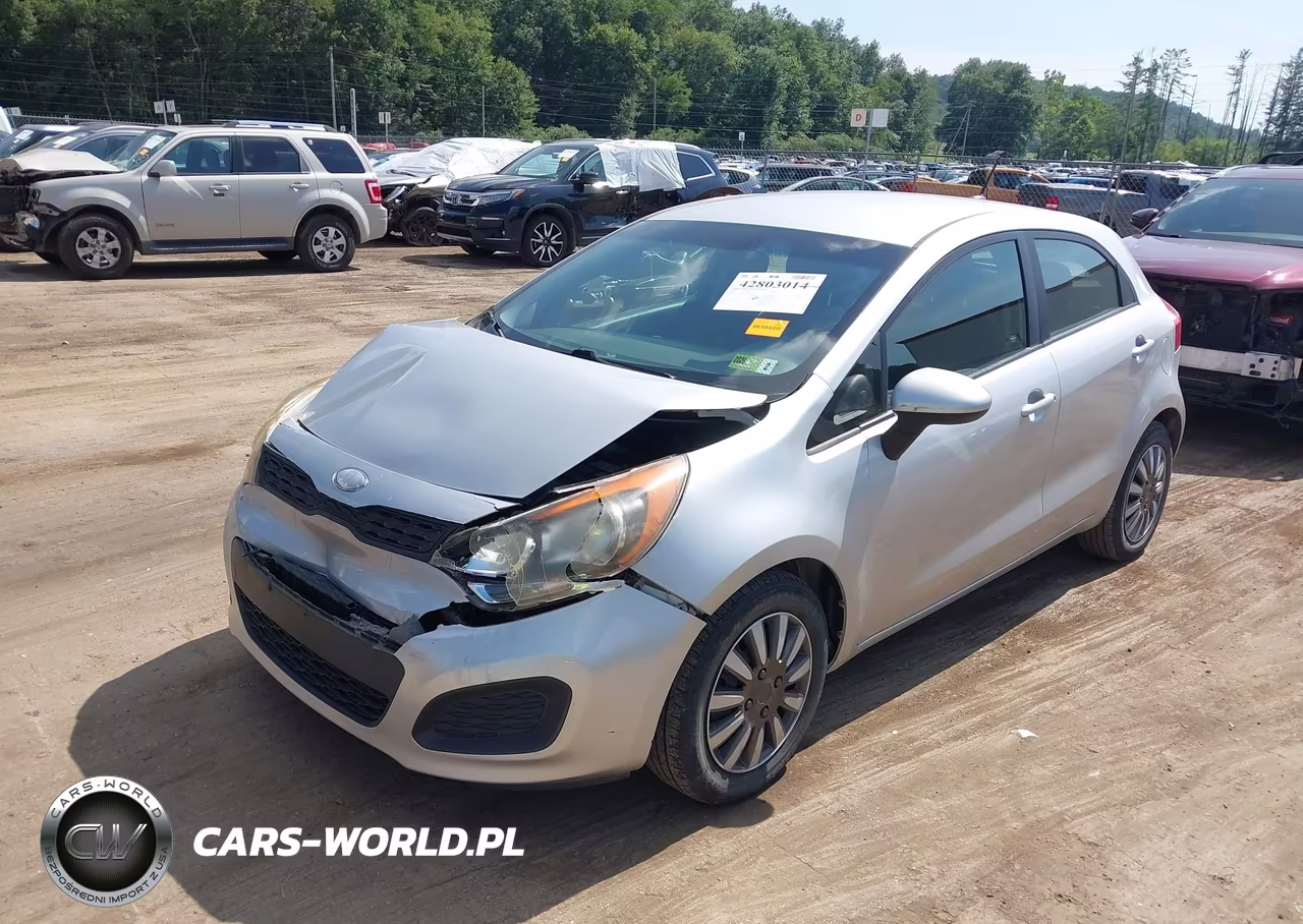 2013 Kia Rio Lx VIN:KNADM5A34D6221581 - 2