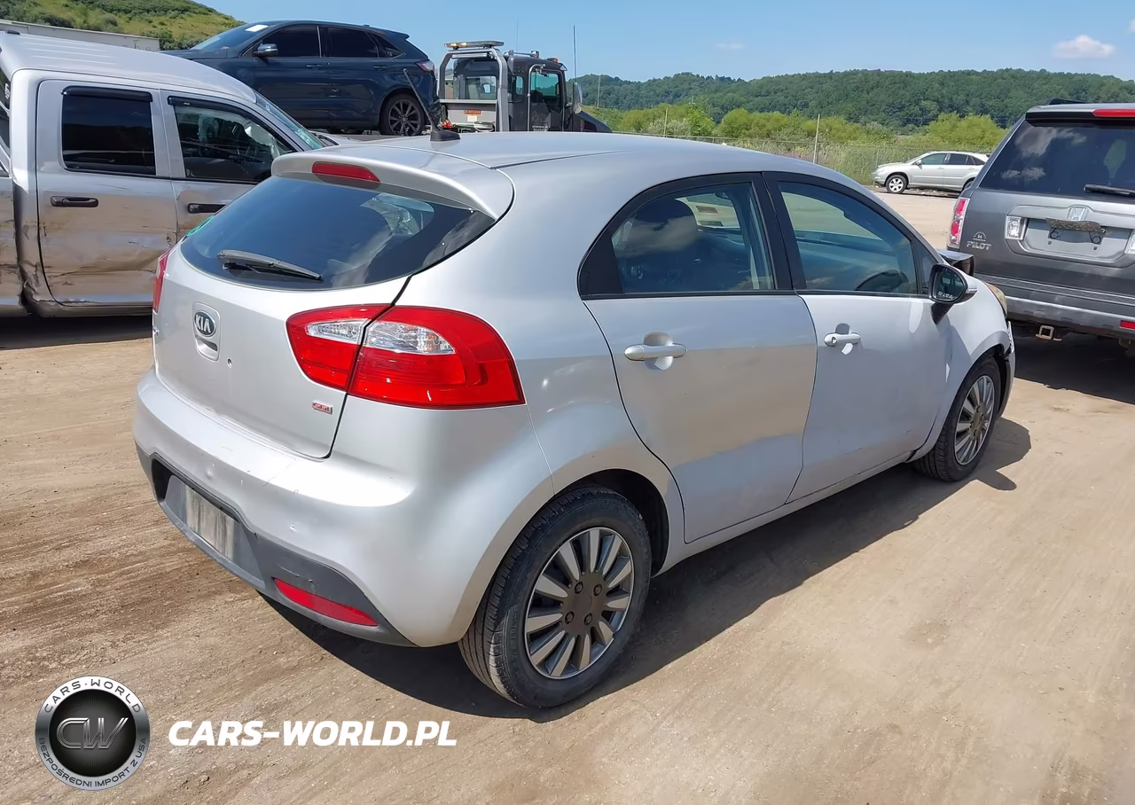 2013 Kia Rio Lx VIN:KNADM5A34D6221581 - 4