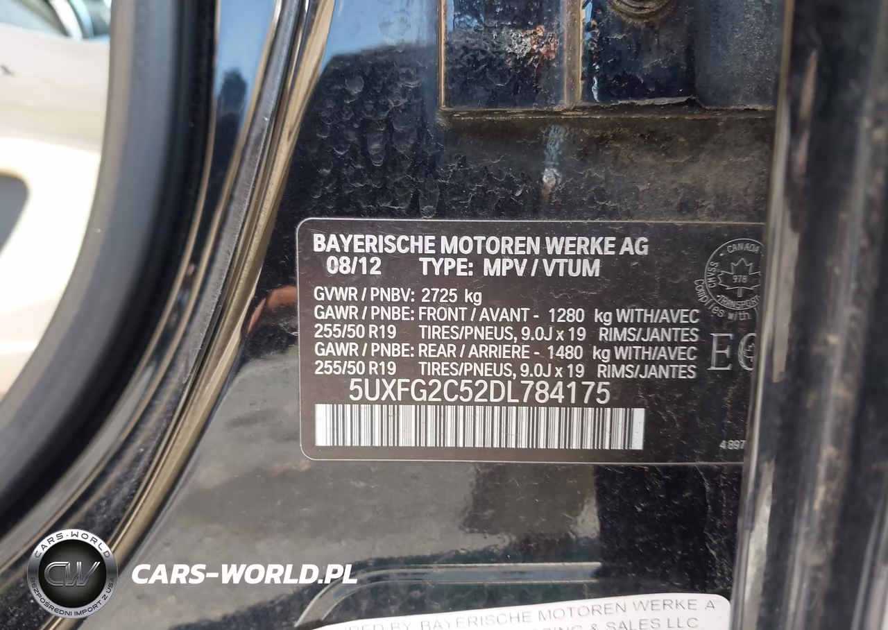 2013 BMW X6 xDrive35I VIN:5UXFG2C52DL784175 - 9